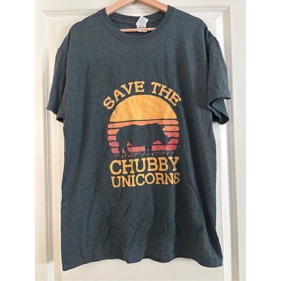 Save the Chubby Unicorns size Large - Picture 1 of 2